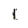TWIST 2 Noir, Vibromasseur Rabbit "va-et-vient" USB en silicone médical, doté de 18 modes de stimulation 